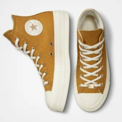 Converse Chuck Taylor All Star Lift Platform Tonal Gold -France Chaussure Soldes 2024 chuck taylor all star lift platform tonal gold 2