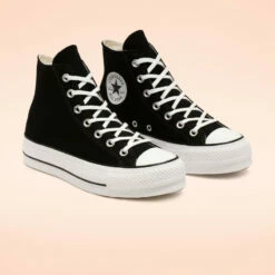 Converse Chuck Taylor Platform Noir Haute -France Chaussure Soldes 2024 converse chuck taylor platform noir haute 1