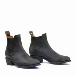 Mexicana Bottines Santiag Estudio Rancheiro -France Chaussure Soldes 2024 mexicana bottines santiag noir estudio 3
